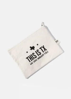 AOA Canvas Bag - This is TX. We Love Makeup, Y'all.