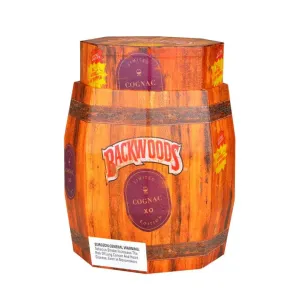 Backwoods Cigar Wraps Cognac 40ct Box Barrel