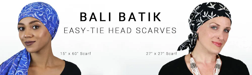 Bali Batik Easy-Tie Head Scarves — Buy 3 Get 1 Free