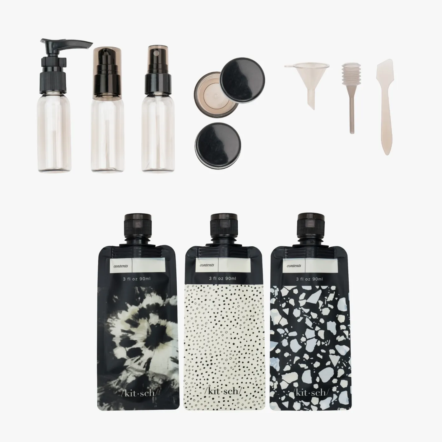 Black & Ivory Ultimate Refillable Travel Set