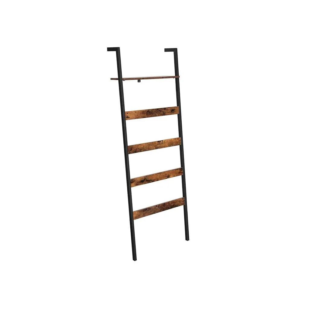 Blanket Ladder Wall-Leaning Shelf