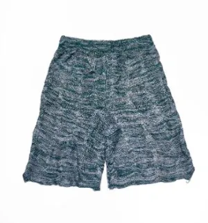 Bloke Marl Knit Shorts with coconut shell buttons