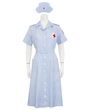 Blue American Red Cross Volunteer Uniform Mint Condition