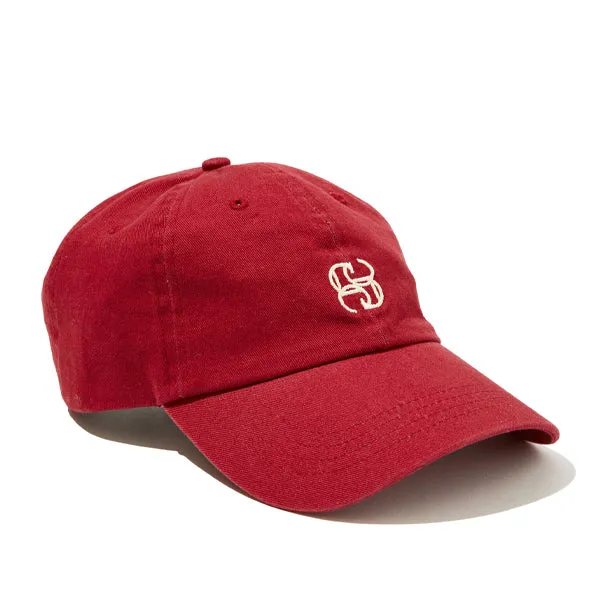 Ceres Monogram Cap - Deep Red