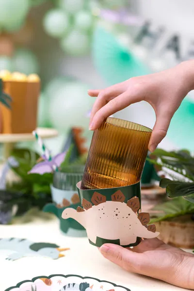 Dinosaur Paper Cup Wrappers - Pack of 6