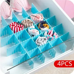 Drawer Dividers Adjustable Strips (Pack Of 4 Strips)