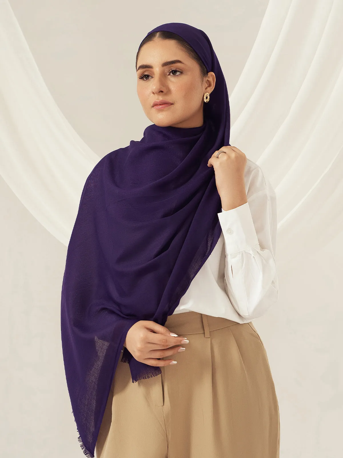 Eco-Luxe Scarves & Hijabs - Grapes