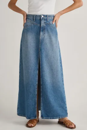 Free People Come As You Are Denim Skirt