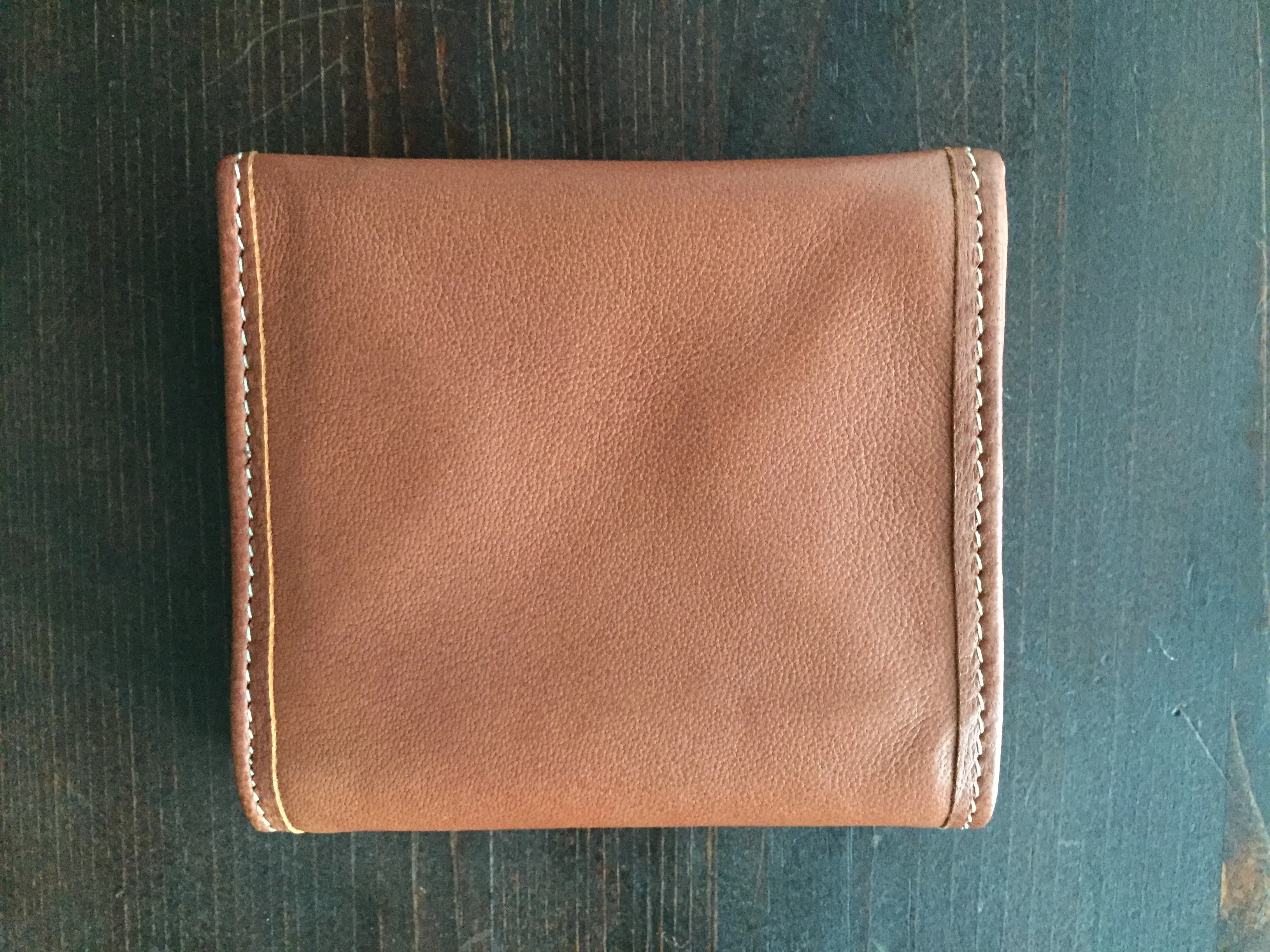 Handmade Leather Wallet with Hand Embroidery - Euro Wallet