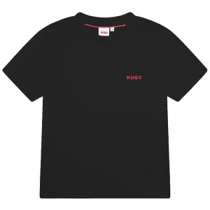 HUGO T-Shirt w/Logo _Black G25104-09B