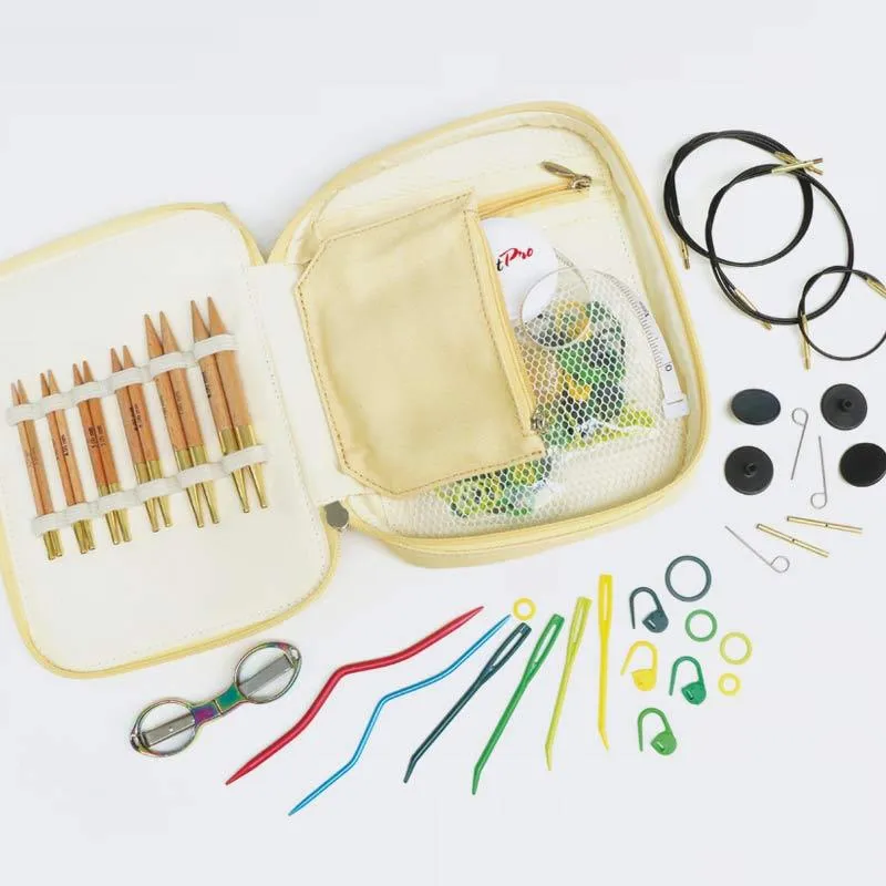 KnitPro Beginner Beech Wood Special Basix Interchangeable Needles Set (35765)