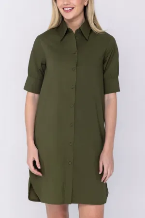 LAILA DRESS (OLIVE) 38"