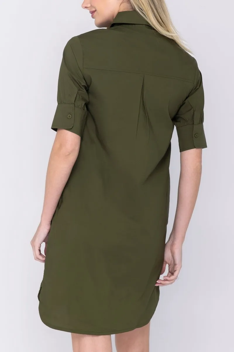 LAILA DRESS (OLIVE) 38"