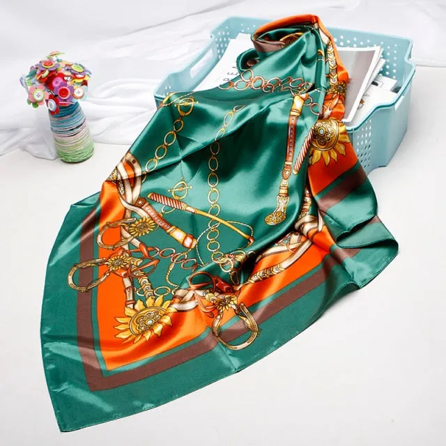 Luxury Square Muslimah Silk Hijab