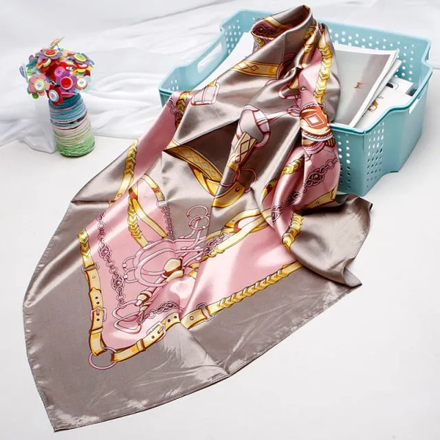 Luxury Square Muslimah Silk Hijab