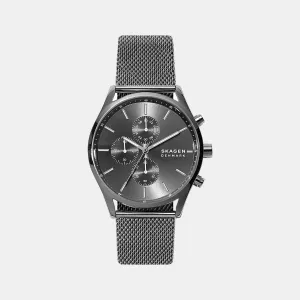 Men's Grey Stainless Steel Chronograph Watch SKW6608