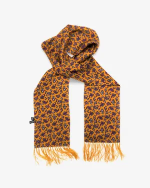 Men's Silk Aviator Scarf in Paisley - The Oviedo Aviator