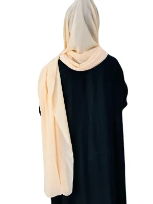 Plain Georgette Chiffon Scarves Color 10