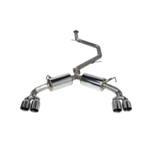 Remark 2019  Toyota Corolla Hatchback Quad-Exit Cat-Back Exhaust Stainless Steel (remRK-C4063T-01)