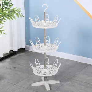 Rotating Shoe Rack, 3 Layer/ 3 Tier Rotating Shoe Rack (1 Pc)