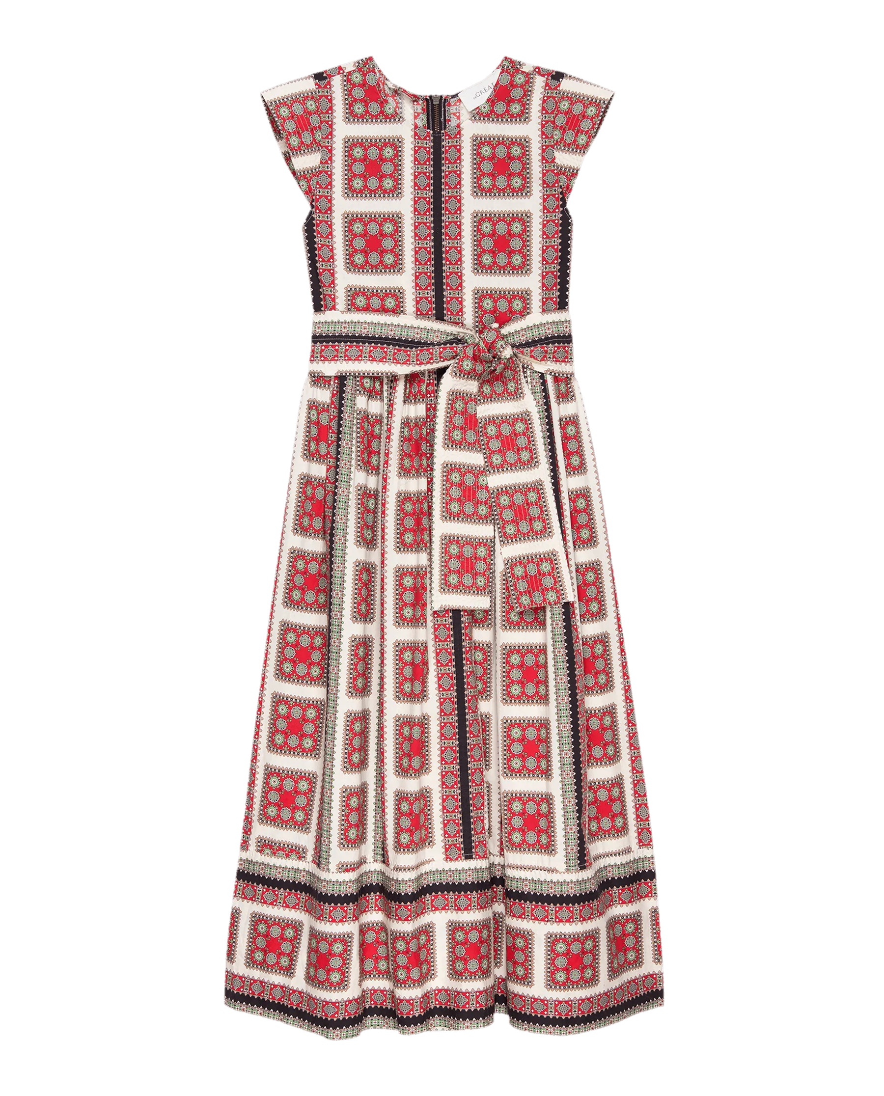 The Tulsa Dress. -- Westward Bandana Print