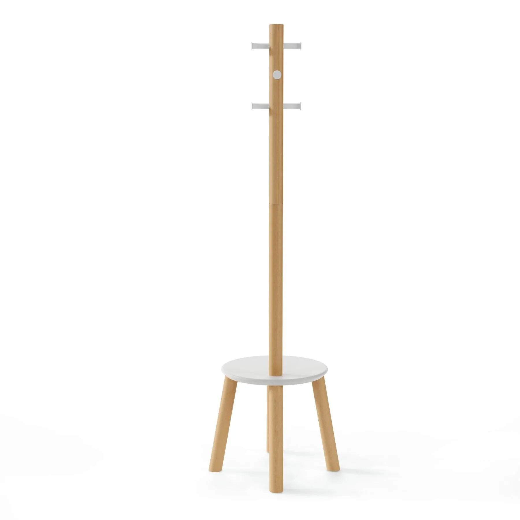 Umbra Pillar Combined Stool and Coatrack