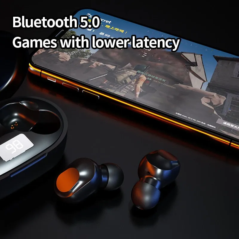 Wireless Bluetooth Earphones Noise Reduction Touch Control Music With Mic XT91 TWS