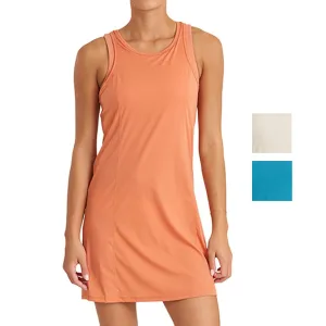 Women's Draped Back Performance Tennis Dress